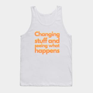 Changing stuff and seeing what happens - colorful Tank Top